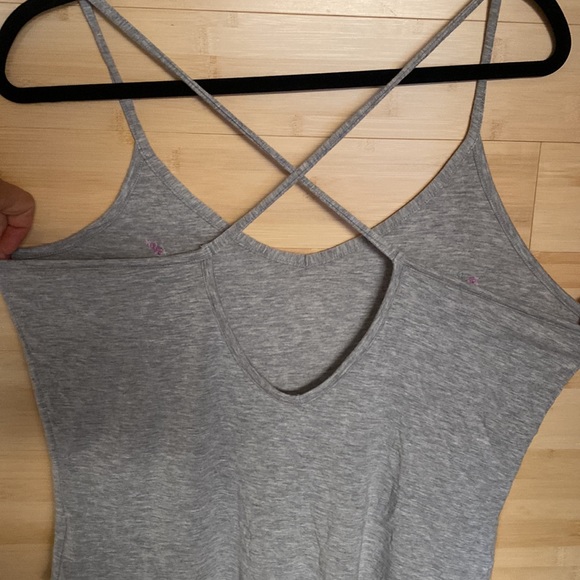 Gray Embroidered Bodysuit - Picture 3 of 3